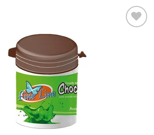 Corante Para Chocolate 20g Fine Line- Kit Com 12 Unidades