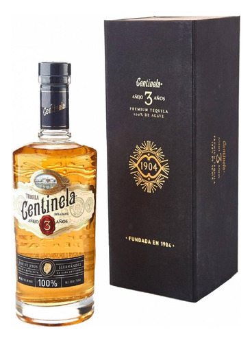 Pack De 12 Tequila Centinela 1904 Añejo 3 Años 750 Ml