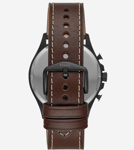 Reloj Fossil Forrester Chrono Fs5608 Café Negro De Caballero