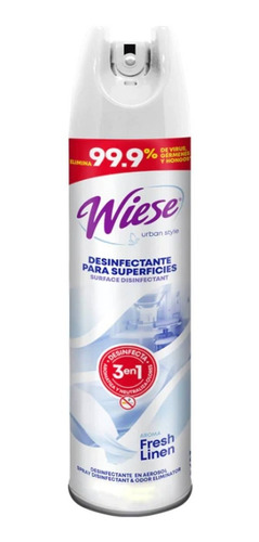 2 Pz - Wiese Spray Desinfectante Antibacterial 226gr/236ml