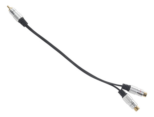 Para 2 Adaptadores De Metal Rca Hembra A Doble Macho 2 Rca