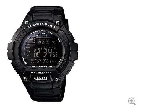 Relógio Casio Ws-220-1bv Tough Solar Corrida
