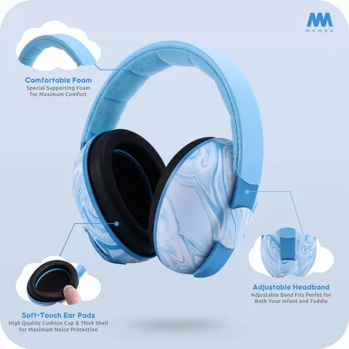 Auriculares Mumba Baby con protección auditiva y cancelación de ruido para  bebés y niños pequeños, orejeras para bebés, de 3 a 24 meses o más