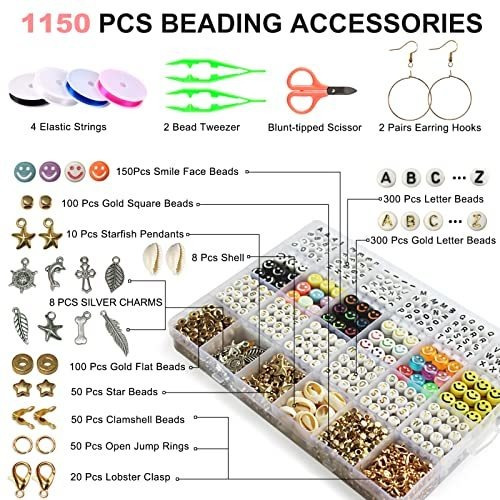 Cuentas Para Hacer Pulseras Con Hilo Dijes De Metal 7200 Pz