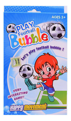 Burbujero Futbol Media Para Jueguitos Pompas Irrompibles Color Naranja