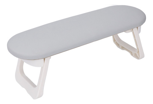 Cojín De Piel Sintética Para Uñas, Reposabrazos, Plegable Y