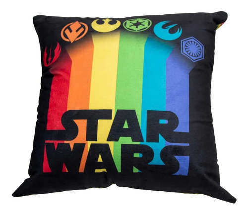 Almofada Veludo 40x40cm Star Wars Pride