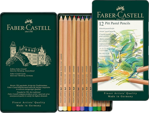 Lapices De Colores Pastel - Fabercastel Fc112112 Pitt