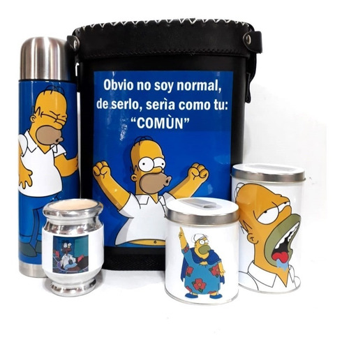 Set Matero De Los Simpsons  Equipo Mate 