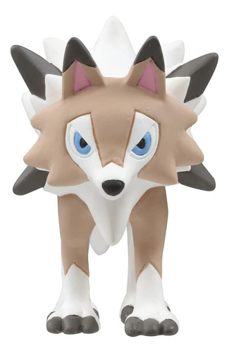 Figura De Acción Lycanroc Diurno De Takara Tomy Monster Collection Ex