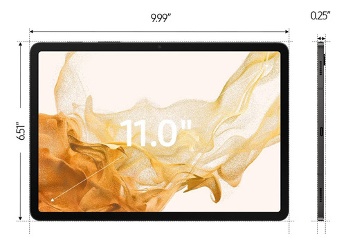 Samsung Galaxy Tab S8 11 256gb Wifi 6e Android Tablet, L...