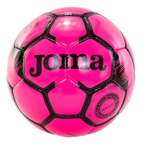 Joma Egeo  - Balón De Fútbol, Unisex, Rosa Flúor/negro, .