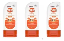Comprar Kit 3 Repelentes De Insetos Off! Family Loção 200ml Dengue