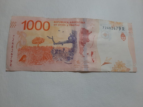 Billete De 1000 Pesos Con Error De Impresión