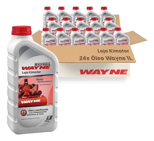 Caixa Oleo Compressor Wayne Waynoil 1l - 24 Litros