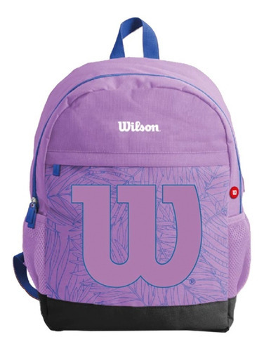 Mochila Urbana Deportes Impermeable Porta Notebook Wilson Color Lila