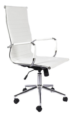 Silla Ergonomica Postural Giratoria Color Blanco Para Escritorio Oficina Femmto MO001-Blanco