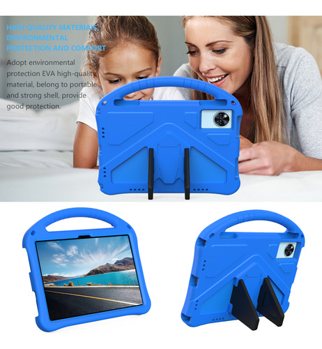 Funda Universal De Eva Con Soporte Para Doogee U11 Pro 2025, 11 Pulgadas, Para Niños, Funda Con Soporte Portátil Para La Mano, A Prueba De Golpes