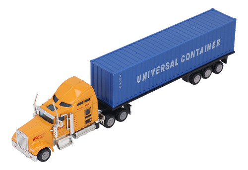 Camión De Transporte De Juguete 1:65 Container Alloy Shell V