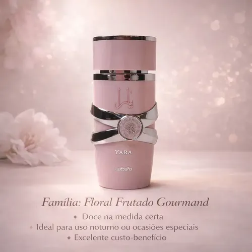 Perfume Feminino Lattafa Yara eau de parfum 100 ml | Frete grátis