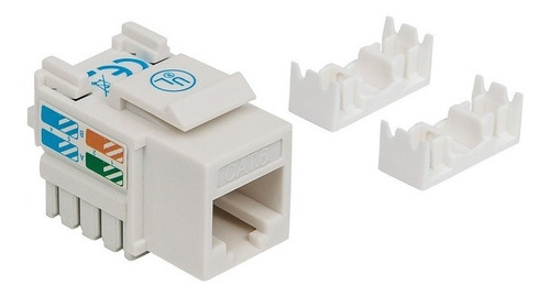 Jack Rj45 Cat6 Intellinet Utp Keystone De Impacto Blanco