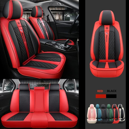 Meperaus Funda Asiento Automovil Para Chevy Camaro Piel Rojo