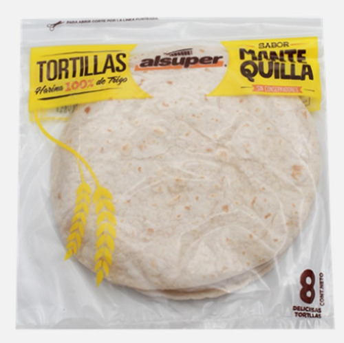 Tortillas De Harina Chihuahua Recién Hechas De Mantequilla 