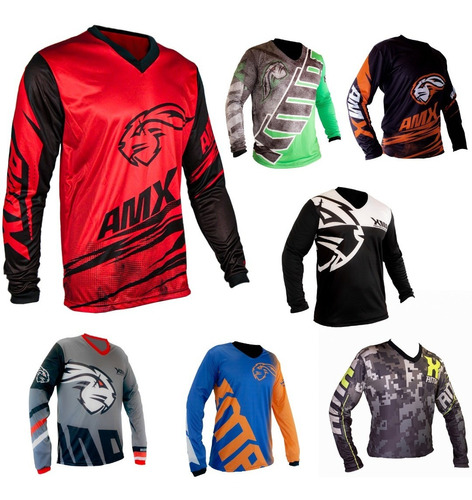 Camisa Classic Amx Moto Trilha Cross Enduro Motocross