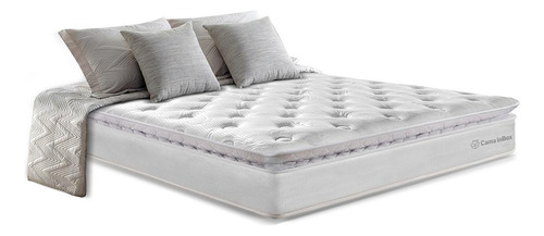 Colchão Queen Pocket 158x198 Cama Inbox Confort Snow