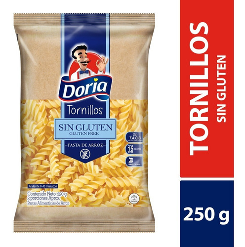 Pasta Doria Tornillo Sin Gluten