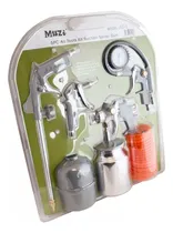 Comprar Kit 5 Piezas Pistolas Compresor Pintura Muzi Color Naranja Gris