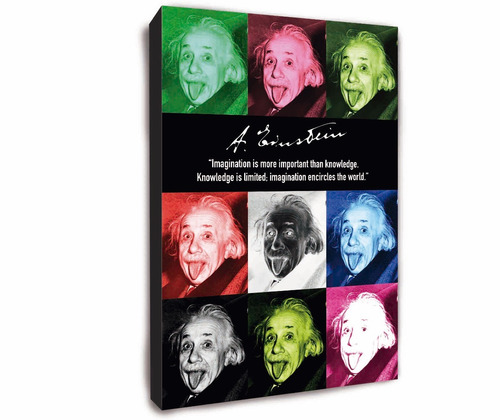 Albert Einstein - Cuadro Moderno Para Decoración 