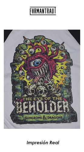 Playera Beholder Poster Manga Ranglan Dungeons And Dragons