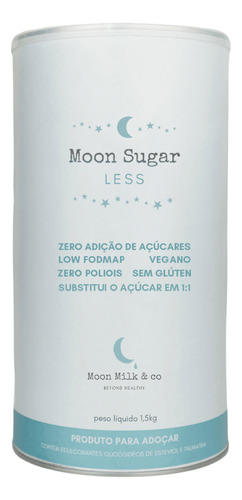 Moon Sugar - Açúcar Zero Carboidratos - Zero Glúten - 1kg