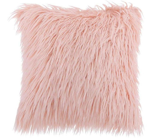 Funda Para Cojín Pelo Largo - Rosa Palo