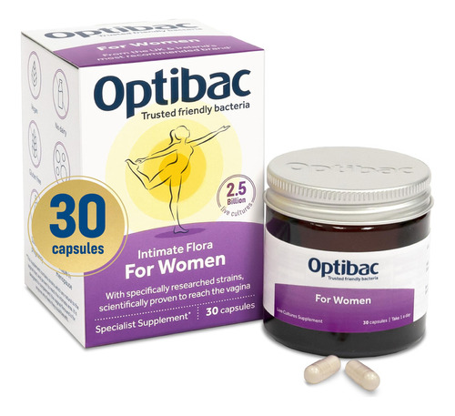 Probióticos Optibac Para Mujeres - Probiótico Vegano Para 
