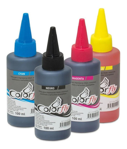 Pack Kit De 4 Botellas De Tinta Para Impresora Canon 400ml ®