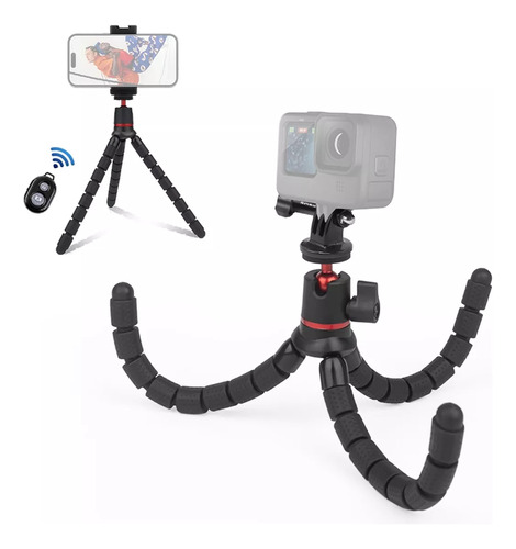 Trípode Compatible Con Trípode Gopro11/10/9/8/7 Trípode Flex