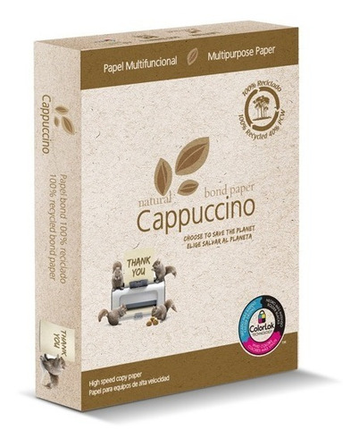 Hojas Papelnatural Color Capuccino Copamex