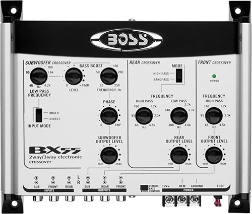 Boss Audio Sistemas Bx55 2 3 Vías Pre-amplificador Coche Ele