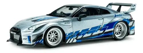 ミニカー LibertywalkGTR Miniatura Carro Nissan Gtr R35 Liberty Walk 1:43 Solido