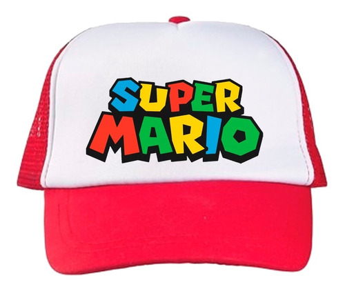 Gorra Trucker Super Mario Bross Unisex