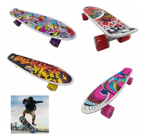 Tabla Patinetas Skate Para Niños Variedad  De Diseños.