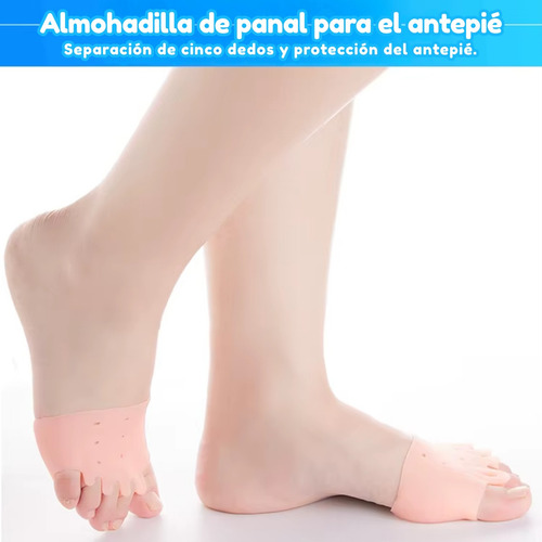 5 Pares Corrector Hallux Valgus Dedo Pie Separador Silicon