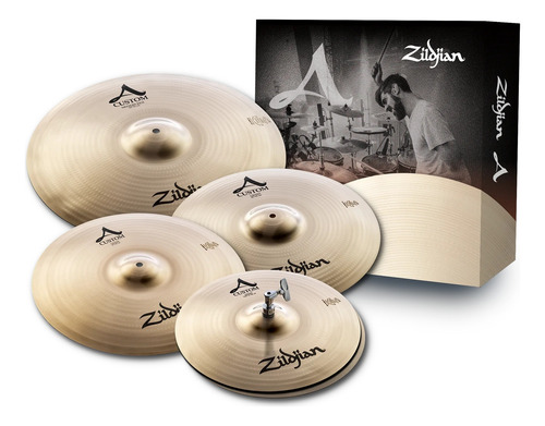 Pack Platillos Zildjian A Custom A20579-11 Set+ Rocker Music