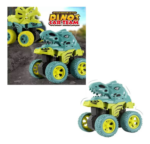 Auto Dinosaurio A Fricción 4x4 Truck Monster Rota 360 Modelo 4