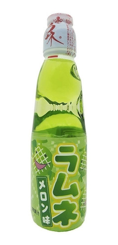 Refrigerante Japonês Ramune 200ml Sabor Melão