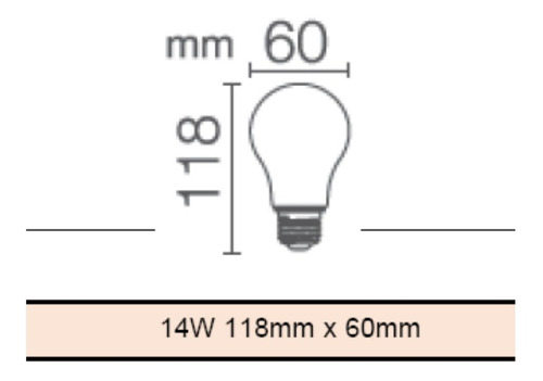 Imagen 8 de 10 de Lámpara Foco Led Osram Luz Fría 14w=100w Pack X 50