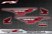 Comprar Calcos Honda Simil Original Wave 110s Dx Fxcalcos