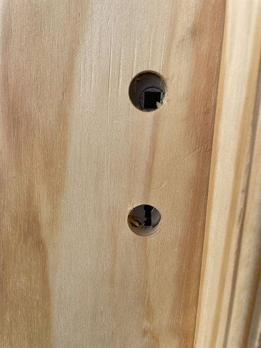 Puerta Placa Interior Pino Marco De Madera 70x200